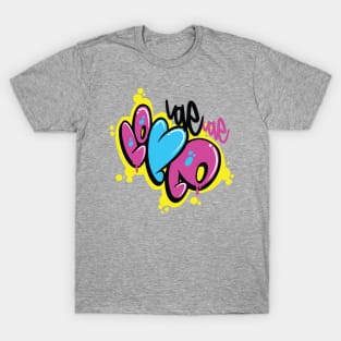 Love Throwie (Blue Heart) T-Shirt